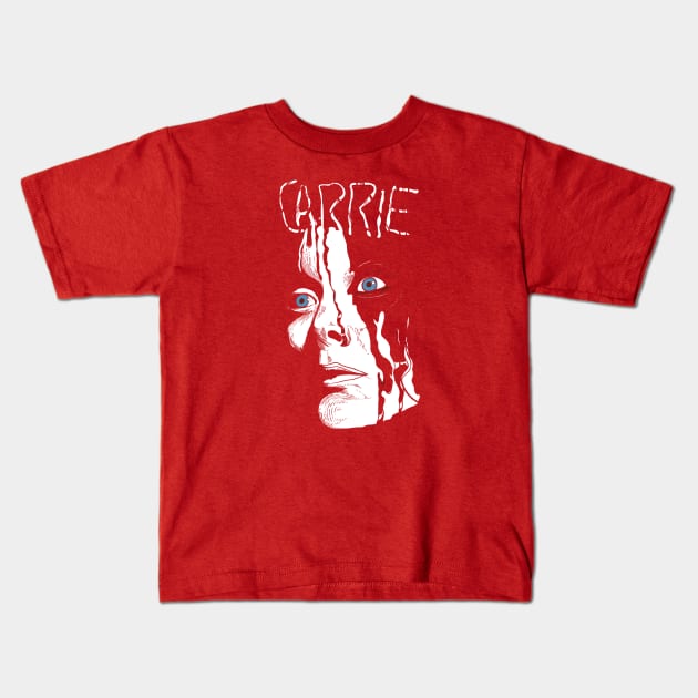 Carrie Kids T-Shirt by quadrin